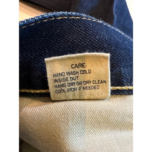 Polo Ralph Lauren Jeans Mens Size 34x30 Blue Slim Straight 018 Dark Wash Preppy - Picture 6 of 11